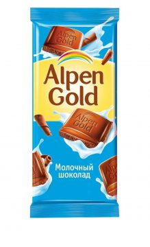ALPEN GOLD  шоколад молочный  90 г купить на babymarket.uz