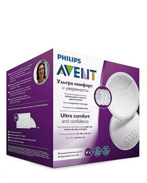 AVENT Вкладыши для бюстгалтера 254/61  60 шт. купить на babymarket.uz