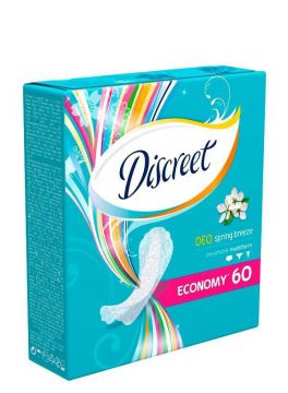 Discreet ежедневки deo SpringBreeze 60шт купить на babymarket.uz
