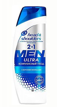 head & shoulders  Шампунь и Бальзам — Ополаскиватель  MEN  2 в 1 Комплексный Уход  400 гр купить на babymarket.uz
