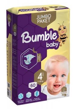 Подгузники BUMBLE Baby №4 (7-18кг) 60шт Размер 4 купить на babymarket.uz