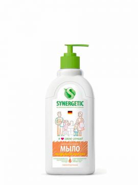 Synergetic  Жидкое мыло Миндальное молочко  0,5 л купить на babymarket.uz
