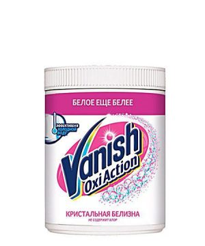 VANISH OXI ACTION Кристальная белизна пятновыводитель + отбеливатель  500 гр купить на babymarket.uz