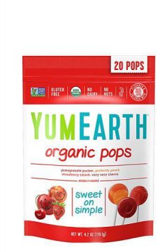 Yum Earth Леденцы органического происхождения, ассорти ароматов, 20 шт купить на babymarket.uz