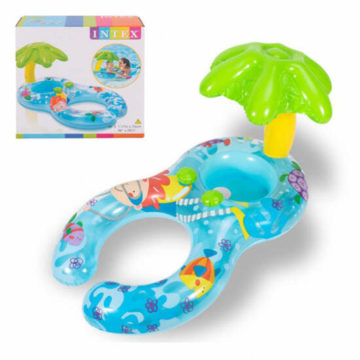 INTEX  Надувной плот для детей Пальма c навесом,117х75 см от 1 года купить на babymarket.uz