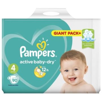 Подгузники Pampers №4 (9-14кг) aktif baby-dry 90 шт купить на babymarket.uz