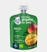 GERBER ПЮРЕ МАНГО ОРГАНИК 90 ГР купить на babymarket.uz